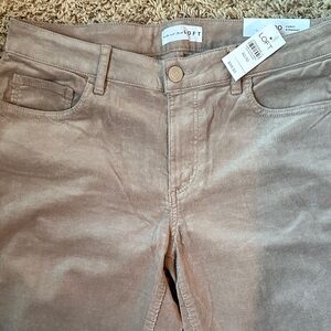LOFT Women's Curvy Straight Corduroy Pants - 10